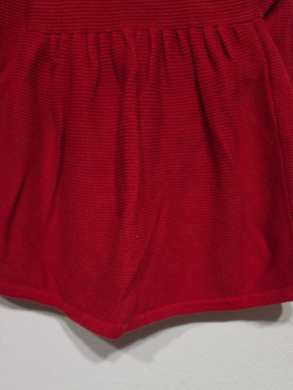 Carter's Red Ruffle Knit Dress for Girls